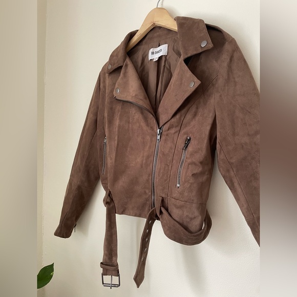 BB Dakota suede moto jacket - Picture 2 of 7